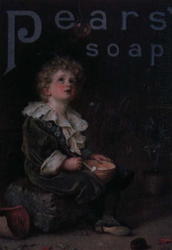Sir John Everett Millais reklamtavla for pears pears soap med bubblor